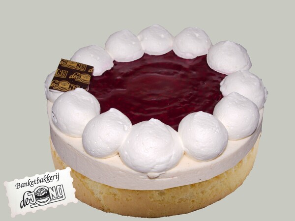 Vanille frambozen taartje